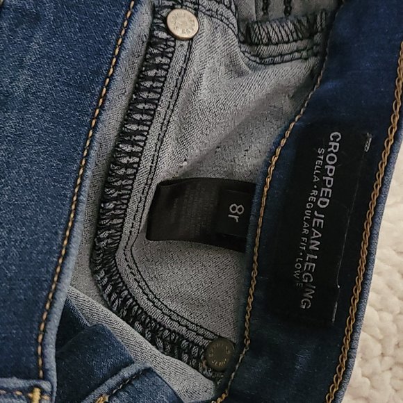 Express Jeans Cropped Leggings. - Picture 4 of 5